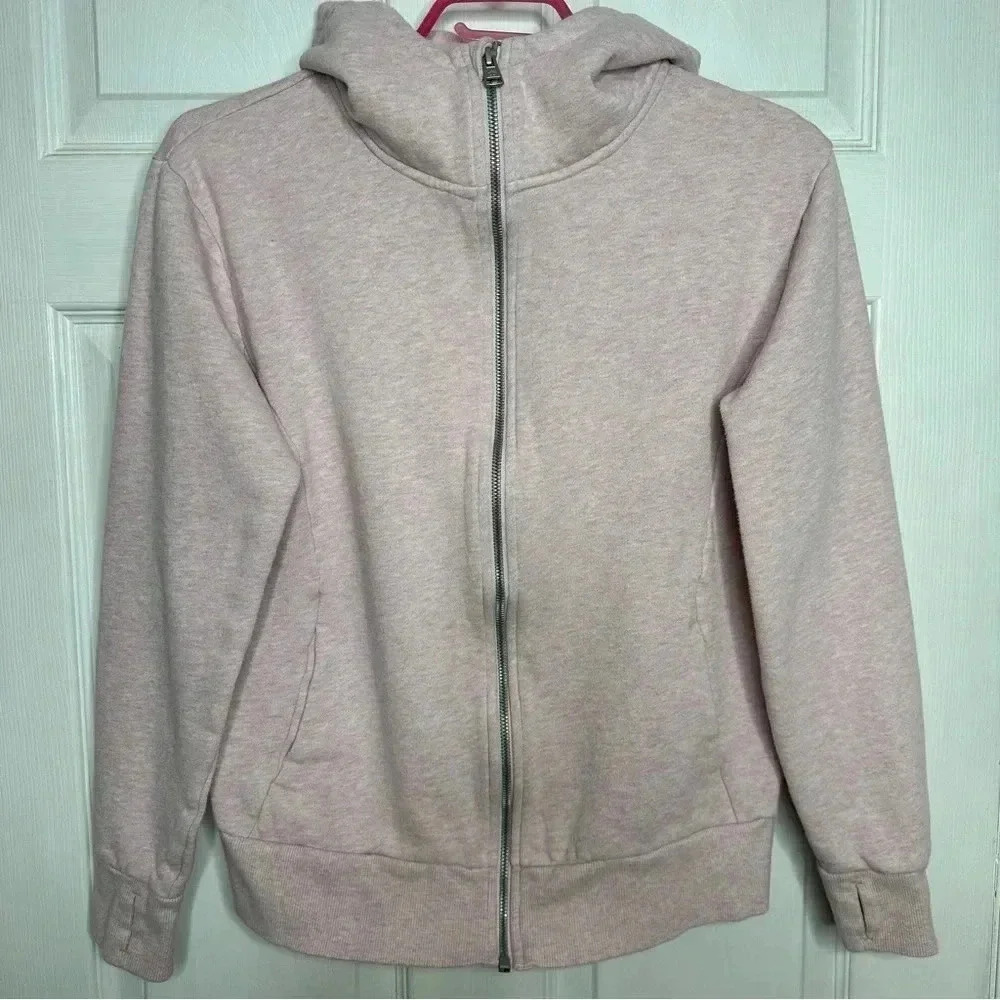 Tuff Athletics Zip-Up Hoodie Light Pink  Size Medium